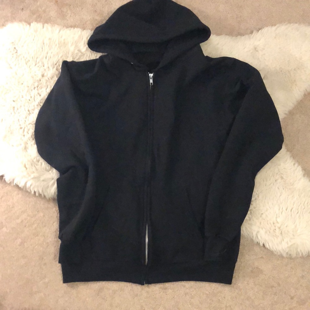 Black zip up